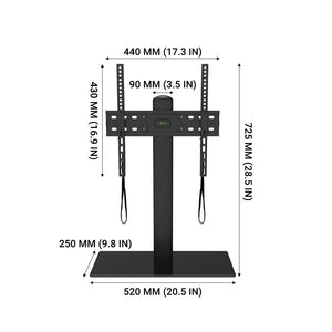 TV Desk and Floor Stand for 26'' to 55'' TVs Desktop Floor Stand with Bubble Level