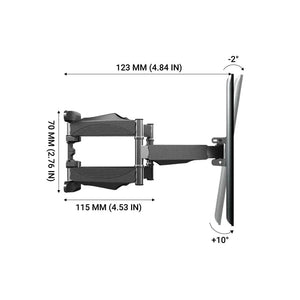 Articulating 6 Arms Full Motion TV Wall Mount for 32" to 65" TVs