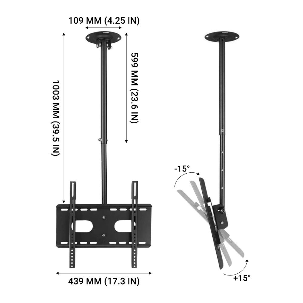 Ceiling TV Mount Bracket for 26-50" TVs